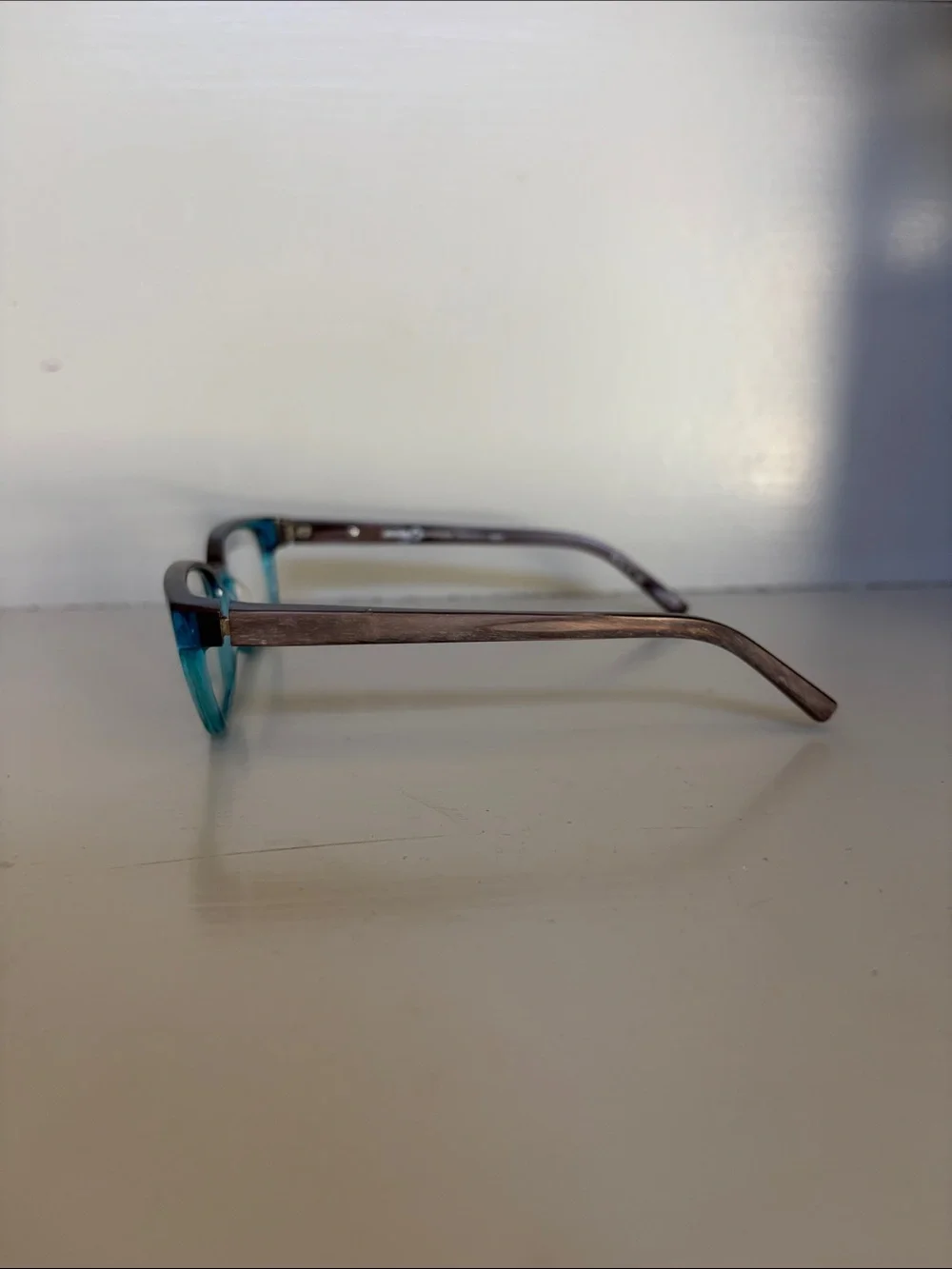 Etnia Blue/Brown Rectangular Glasses Frames